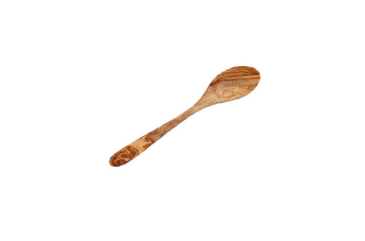 Olive Wood Salad Server Set — Handcrafted Greek Olivewood Serving Utensils