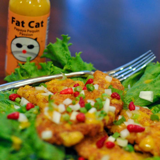 Fat Cat Papaya Pequin Passion — Tropical Fruit Hot Sauce | Small-Batch, All-Natural | Made in Florida | 5oz