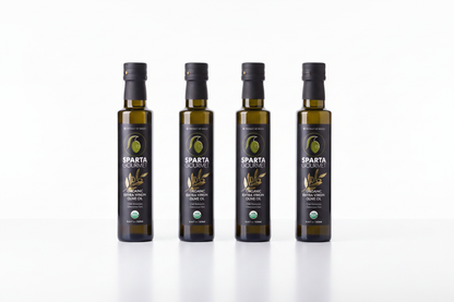 4-Pack Sparta Gourmet EVOO white background
