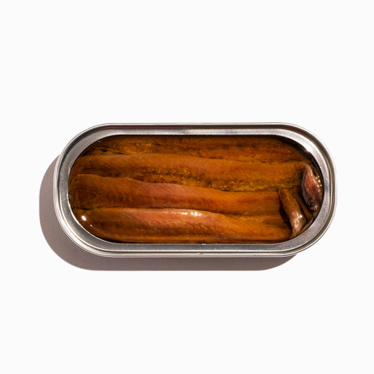Fishwife Cantabrian Anchovies in EVOO — Wild-Caught, Hand-Filleted Spanish Conservas, 60% Less Salt