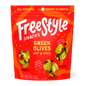 Hot & Spicy Green Olives | Pitted, Liquid-Free | Mediterranean Snack Olives | Freestyle