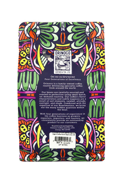 Orinoco Organic Fair Trade French Roast Coffee | Dark Roast