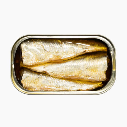 Fishwife Mediterranean Sardines with Preserved Lemon in EVOO — Wild-Caught, Hand-Packed in Galicia, Spain