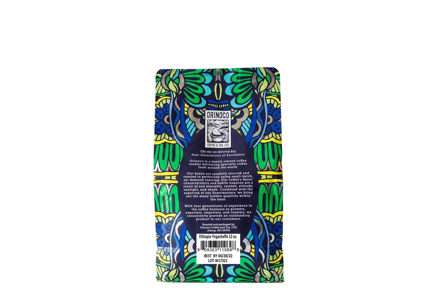 Orinoco Ethiopia Yirgacheffe Coffee | Medium Roast