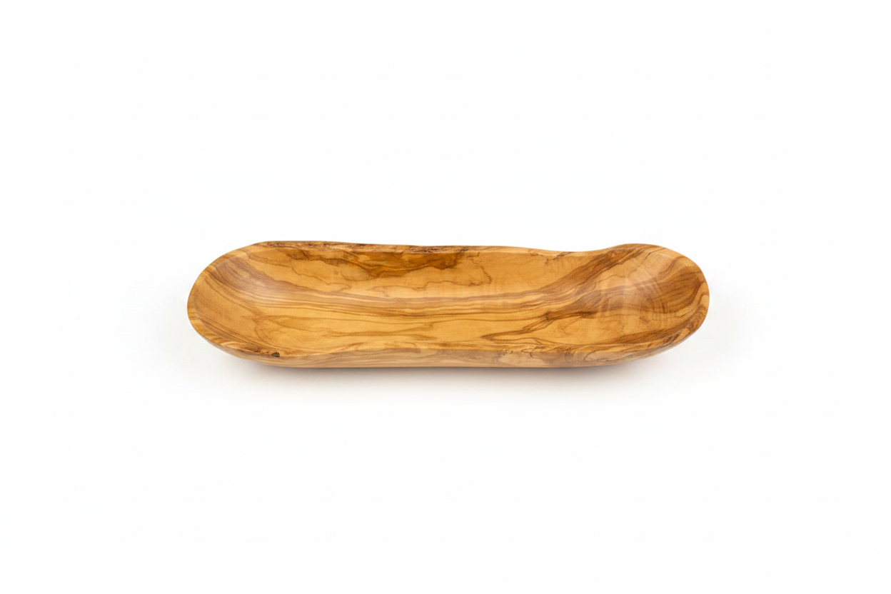 Olive Wood Bread Basket