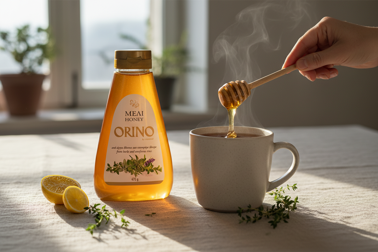 Orino Honey with Greek Mountain Tea