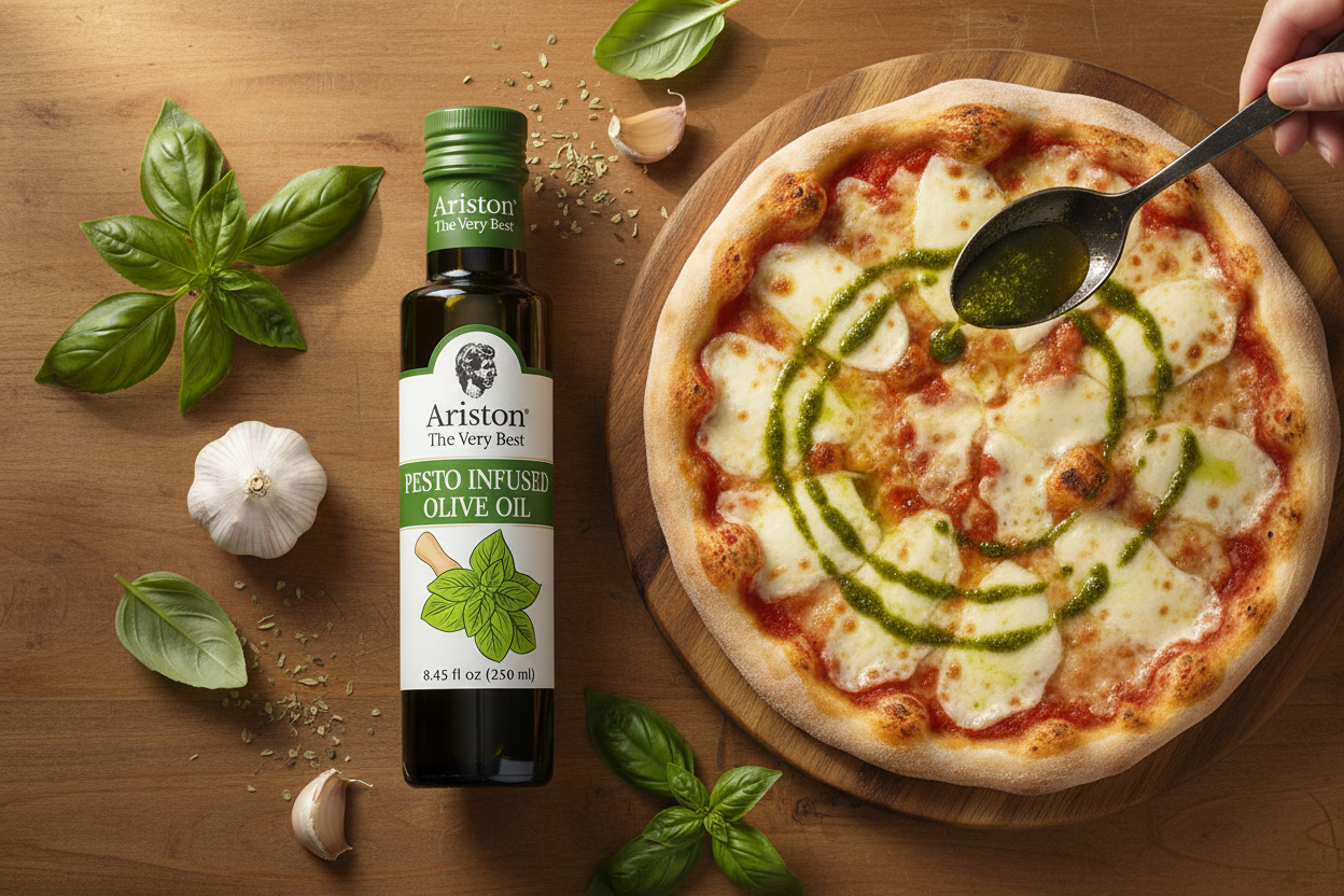 Pesto EVOO Pizza