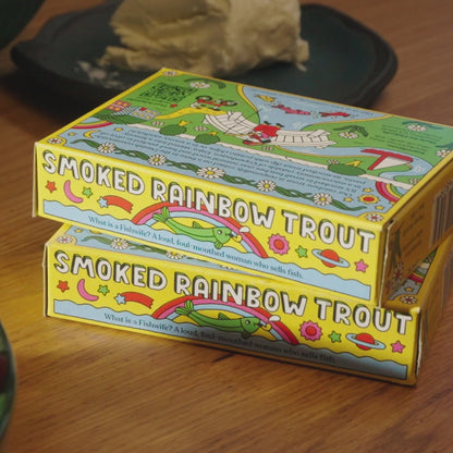 Fishwife Smoked Rainbow Trout in EVOO — Beechwood-Smoked in Small Batches, Copenhagen Micro-Cannery