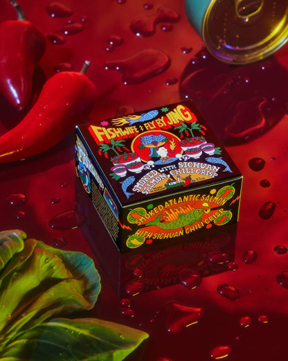 Fishwife Smoked Salmon x Fly By Jing Sichuan Chili Crisp — Wild Alaskan, MSC-Certified, BPA-Free Tin