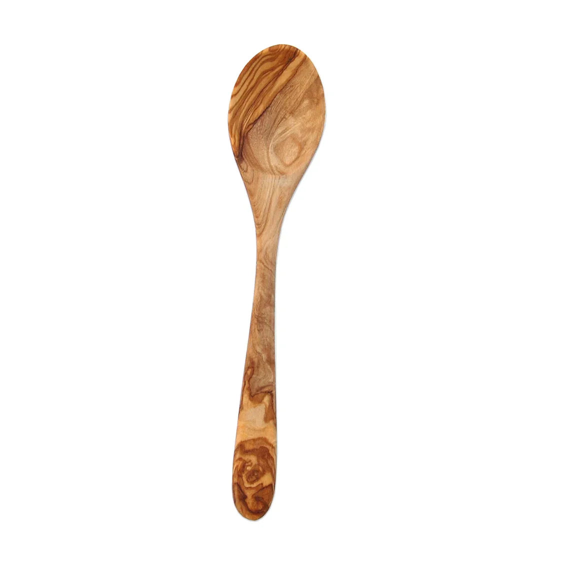 Olive Wood Salad Server Set — Handcrafted Greek Olivewood Serving Utensils